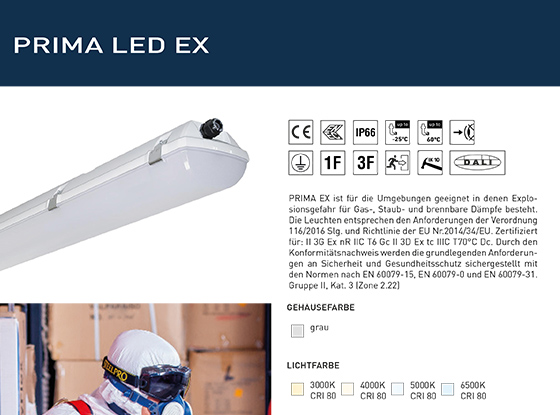 PRIMA LED EX für EX-Bereiche