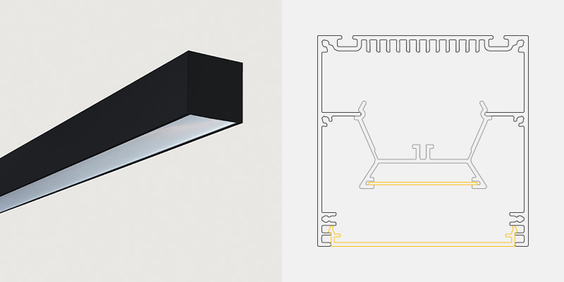 SL85 Profilleuchten/Profilsystem | ZLED